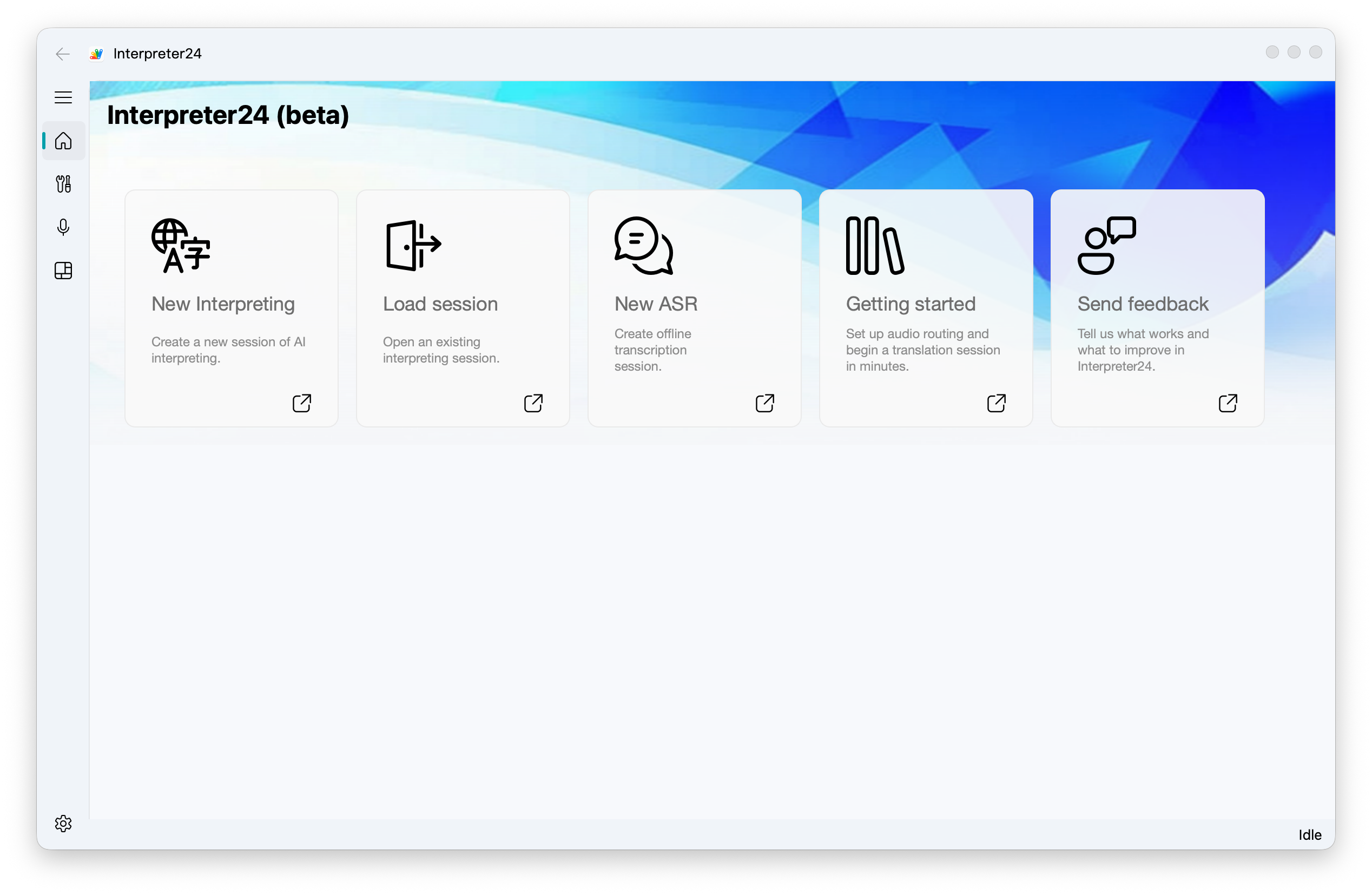 Interpreter24 technical dashboard