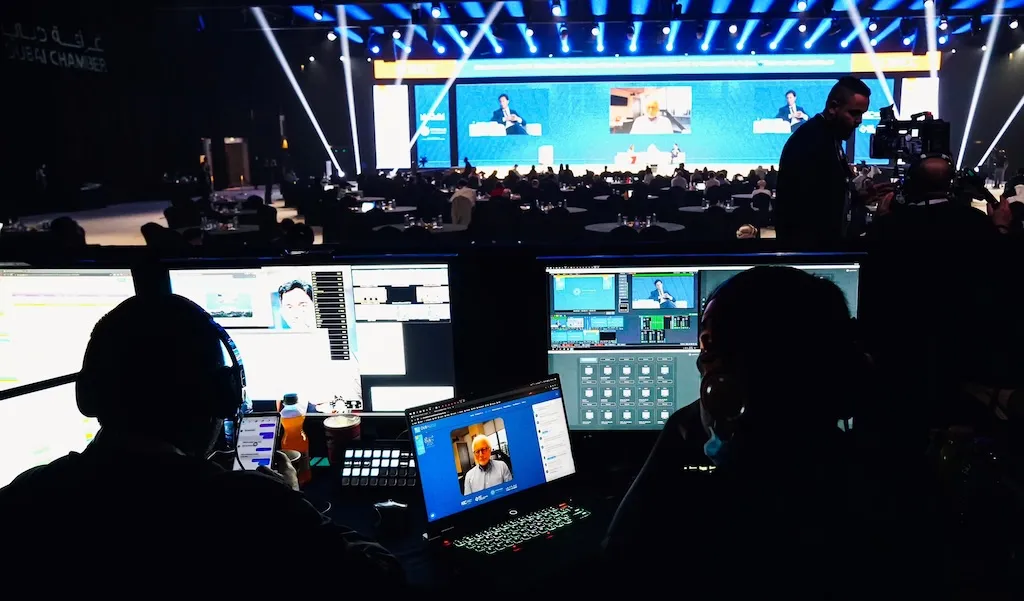 Live event production setup