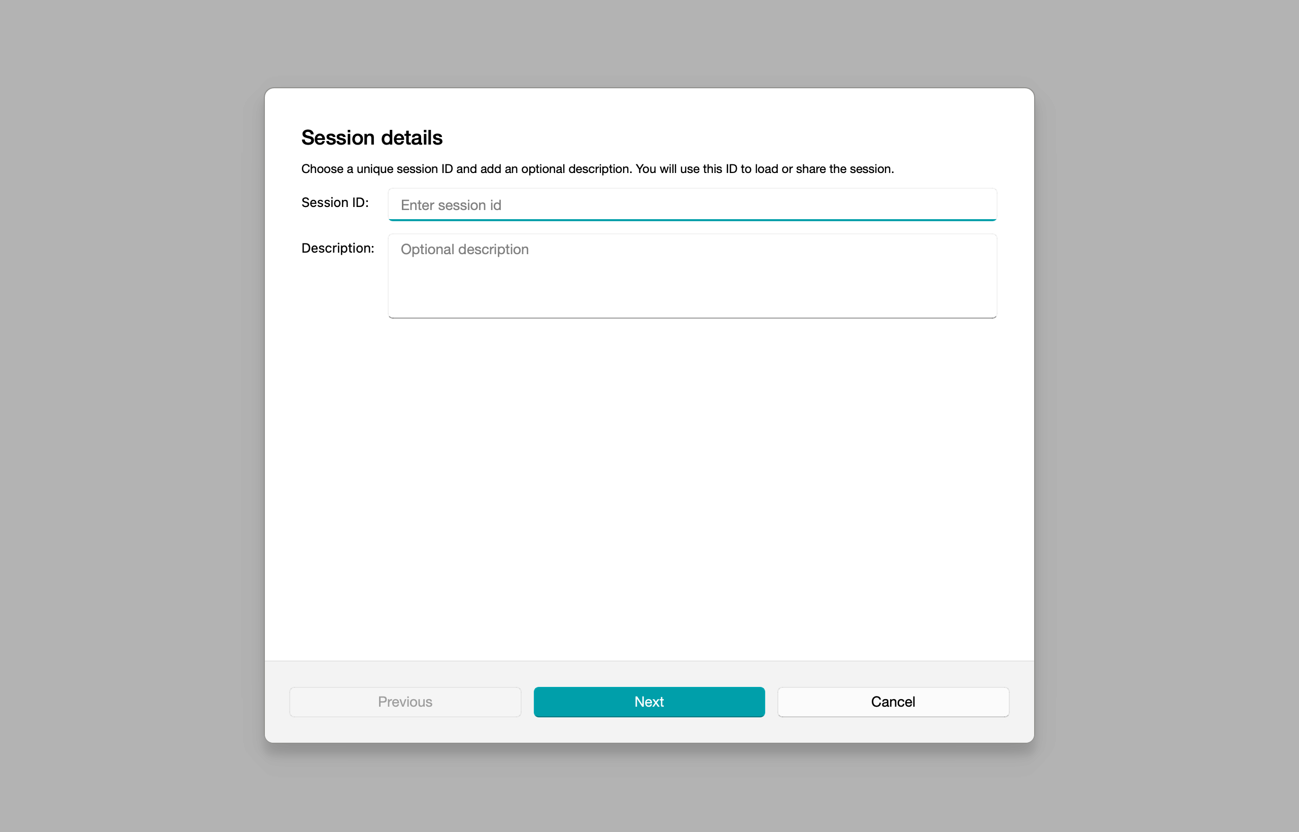New Session wizard in Interpreter24